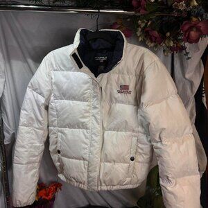 White Polo Ralph Lauren puffer jacket |Size: Small
